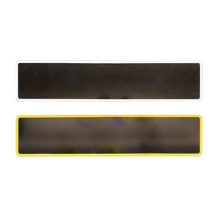 Placa reflectante de aluminio de estilo europeo para <span class=keywords><strong>coche</strong></span>, placa de matrícula en blanco de x 110mm, logotipo personalizado, venta al por mayor - Product Image 5