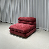 Modernes Minimalistisches Quadratisches Stoff-Modulsofa-Set, Farbblock-Design mit Schwammfüllung, Freie Kombination OEM für Wohnzimmermöbel