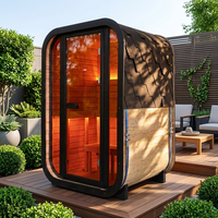 Sauna à vapeur nordique pour 2 personnes - Spa portable à domicile avec thérapie de relaxation par chaleur profonde