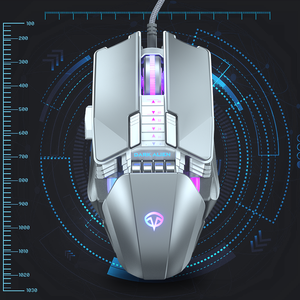 <span class=keywords><strong>Mouse</strong></span> Óptico LEAVEN V710 Brands 8D FPS E-sports, <span class=keywords><strong>Mouse</strong></span> Ligero para Juegos, <span class=keywords><strong>Mouse</strong></span> con Cable para PC, <span class=keywords><strong>Mouse</strong></span> RGB para Jugadores, para Manos Izquierdas y Derechas - Product Image 2