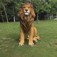Moules en plastique ABS pour statues de lions en béton, pour jardin, de bonne qualité, pour sculptures décoratives d'extérieur