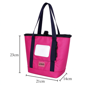 Bolsa Térmica Portátil Ecológica de Poliéster, Aislada, Impermeable, con Cierre de Cremallera, 20L, para Playa, Picnic, Leche Materna, Almuerzo - Product Image 1