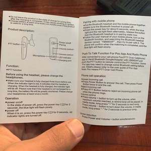 Auricular Bodyguard Auriculares PTT Mic para 4G LTE ZELLO Walkie Talkie - Product Image 5