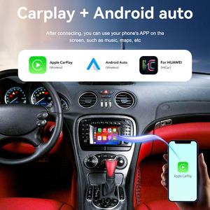 Mookaka 7 Inch Android14 Âm Thanh Xe Hơi Tự Động Cho Mercedes Benz Sl R230 2001 2004 Xe Đa Phương Tiện Hỗ Trợ Không Dây Carplay 5G Wifi - Product Image 3