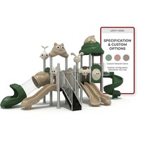 SageDelightRides Module de parc personnalisé, structure de jeu et toboggan pour enfants, en LLDPE et tubes en acier galvanisé, pour complexes balnéaires, fabricant