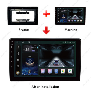 BAIDAYU Schermo Touch da 9 Pollici per Auto con GPS, USB, CarPlay, Android Auto, Assistenza al Parcheggio, Display IPS per Mitsubishi Outlander <span class=keywords><strong>2012</strong></span> - Product Image 6