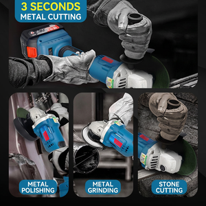 Amoladora angular inalámbrica (solo herramienta) 20V Máx. con motor sin escobillas de 11000 RPM, mango lateral y protector de disco para amolado general - Product Image 5