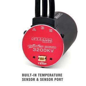 <span class=keywords><strong>Moteur</strong></span> <span class=keywords><strong>brushless</strong></span> Rocket V2 supersonique 3660 avec combo ESC 80A et capteur de température pour voiture RC 1/8 1/10 <span class=keywords><strong>Tamiya</strong></span> Trx4 Kyosho - Product Image 3