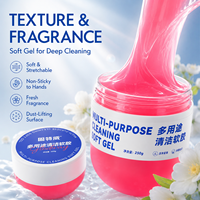 Gel nettoyant automobile Glodway de haute qualité, pâte nettoyante pour les aérations de voiture, les ordinateurs et les appareils électroniques, éliminateur de poussière