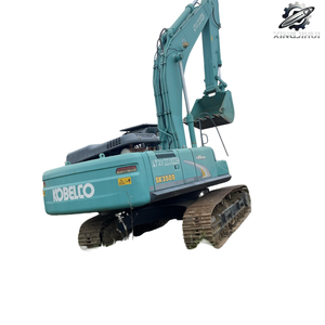Excavadora de cadenas Kobelco 350 usada, de segunda mano, marca original japonesa, 350 toneladas, excavadora de gran tamaño Komatsu, excavadora sobre orugas. - Product Image 1