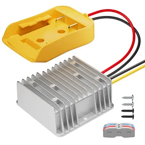 适用于20V/18v锂离子电池玩具的12V 20A电源适配器DC降压转换器电动轮电池适配器