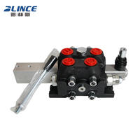 Vanne de commande directionnelle à haut débit de 26,5 GPM, vanne de commande hydraulique pour grue, vanne de commande hydraulique à joystick avec télécommande électrique
