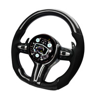 Volant sport style carbone modifié HJX pour BMW X1 X2 X3 X4 F10 F06 F91 F92 F93 F12 F13 F90 F02 F36 F35 ZC-M3-YD-T8
