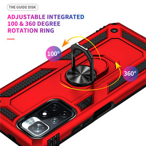 Custodia rigida per auto supporto per anello supporto per cavalletto custodia protettiva antiurto per telefono Redmi <span class=keywords><strong>Note</strong></span> <span class=keywords><strong>11</strong></span> <span class=keywords><strong>cover</strong></span> - Product Image 3