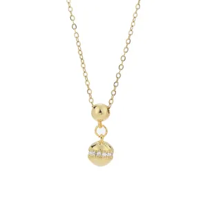 XL64616 Authentic Gold Electroplated Zircon Set Clawbone Chain for Women's Spring/Summer 2024 New Necklace