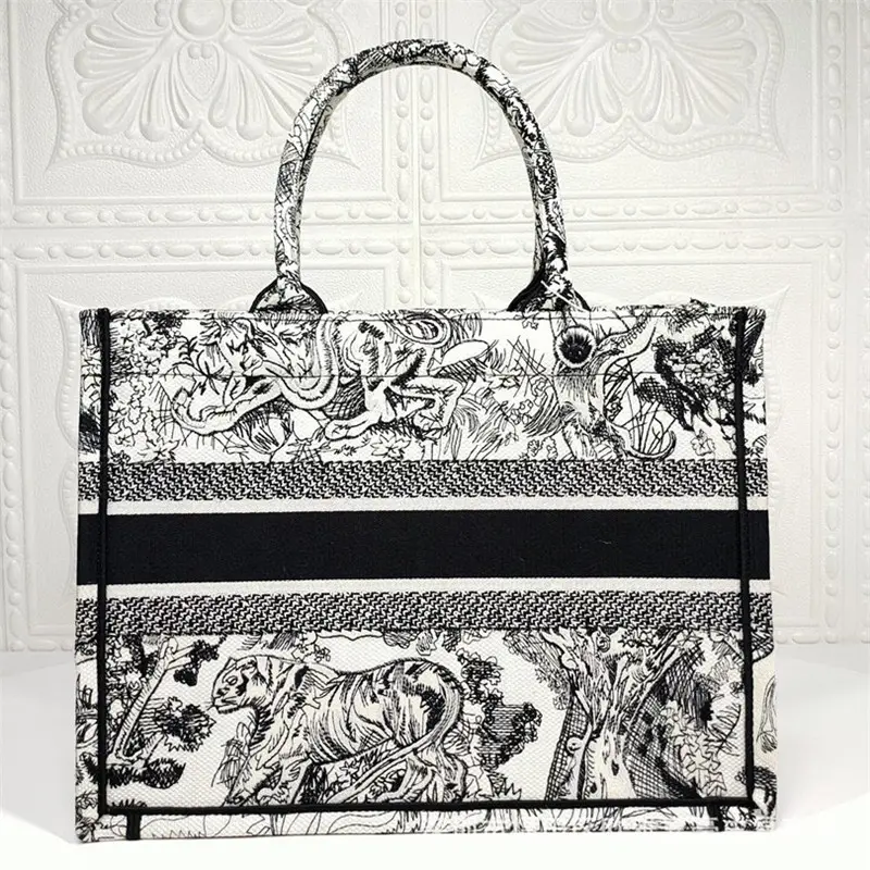 famous brands fancy women's Designer Handbag big canvas book tote bag Custom logo fashion luxury bags