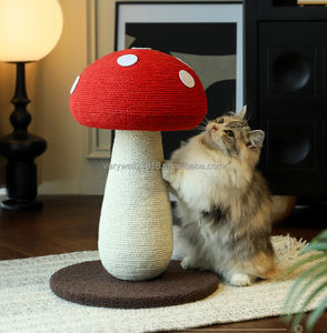 Juguetes <span class=keywords><strong>para</strong></span> Gatos VaryWell, Tabla Rascadora <span class=keywords><strong>de</strong></span> Sisal con Forma <span class=keywords><strong>de</strong></span> Hongo, Poste Rascador Innovador y Bonito <span class=keywords><strong>para</strong></span> Gatos - Product Image 4