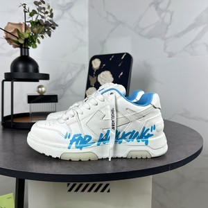 Zapatos Deportivos para Hombre Arrow de Cuero Genuino con Punta Transpirable, Cómodos, con Cordones Delanteros, Color Blanco Panda, Casuales, Estilo OFFS - Product Image 4