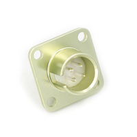 Conector PC-B Estándar Ruso, Conector Macho de 4 Pines Sin Carcasa Trasera