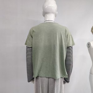 T-shirt da Uomo in Cotone Slub Personalizzata di Alta Qualità, Lavata e Trattata con Esposizione al Sole - Product Image 6