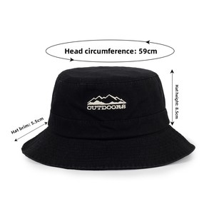 Chapeau de randonnée pour homme, camping en plein air, alpinisme, tendance, brodé, 100% coton, voyage, chapeau de <span class=keywords><strong>soleil</strong></span> - Product Image 2