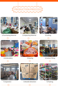 Boîte mystère du zodiaque de l'année du cheval du Nouvel An, porte-clés porte-bonheur, poupée en peluche courte, 31-50 cm, cadeau du Nouvel An pour <span class=keywords><strong>les</strong></span> jeunes - Product Image 3