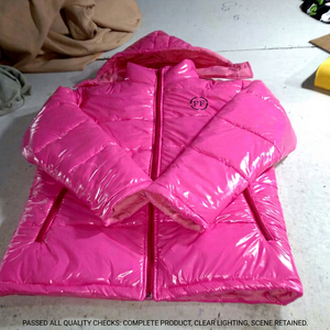 Veste matelassée pour homme de qualité supérieure, tendance, brillante, pour l'hiver, avec col montant, coupe-vent, à capuche, sur mesure - Product Image 1