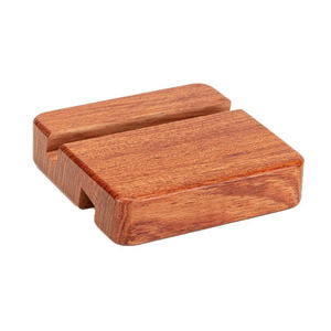 Soporte de Madera para <span class=keywords><strong>Teléfono</strong></span> YUESHEN, Base de Escritorio de Madera Sólida de Nogal y Haya, Piezas Mecanizadas por CNC - Product Image 5