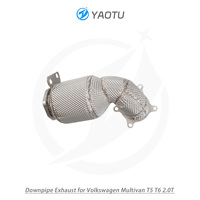 YT bagian depan dengan katalis dan Isolasi Panas untuk Volkswagen Multivan T5/T6 2.0T