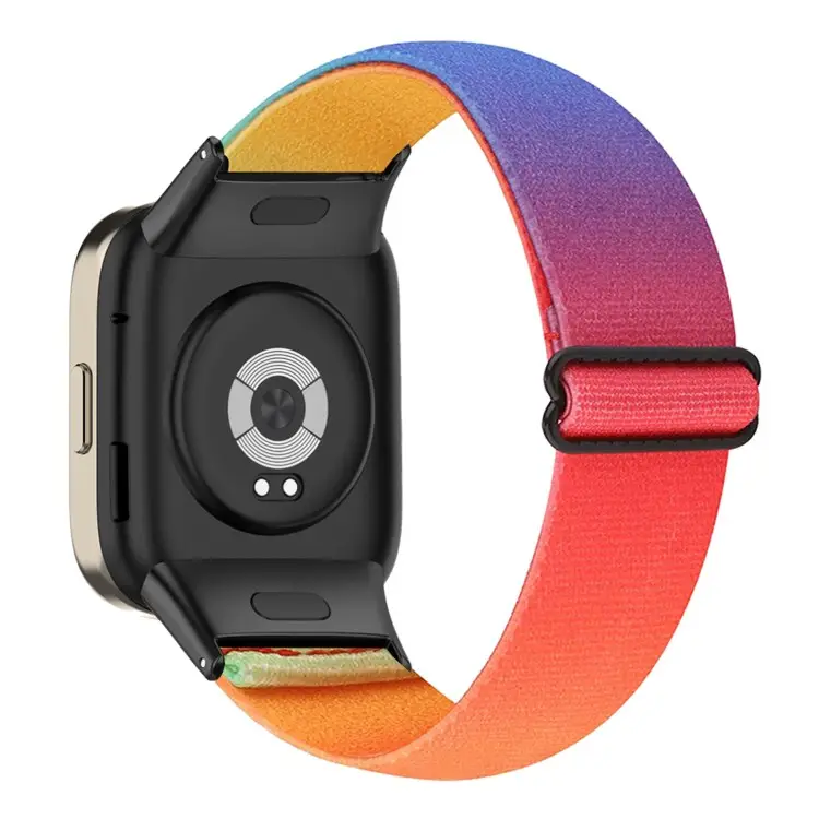 צבעוני אלסטי ניילון מתכוונן רצועת עבור Xiaomi Redmi שעון 3 Mi Lite 3 חכם להקת שעון