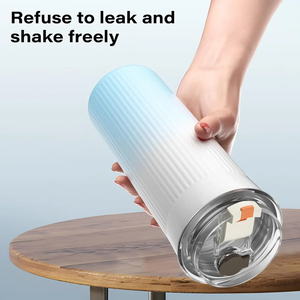 Large Capacity Stainless Steel Insulation <b>Cup</b> Outdoor Cold Hard <b>Cup</b> Gradient Color Portable Dual Drink Coffee Mug <b>Straw</b> Mug - Product Image 3