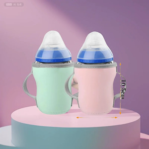 Fundas de Vidrio para Biberones Dr. Natural de Boca Estrecha de 8 oz con Doble Asa, Retención de Calor y Frío, Venta al Por Mayor - Product Image 4