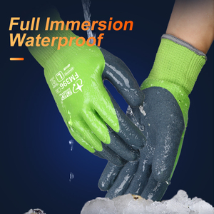 Gants de travail d'hiver résistants au <span class=keywords><strong>froid</strong></span> XINGYU, gants de travail en plein air, gants en latex enduits de sable, isolés thermiquement, antidérapants, gants de travail polyvalents - Product Image 4