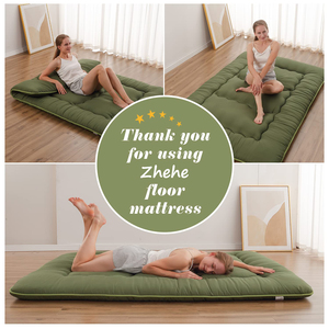 Với lưu trữ túi Giường làm mát hữu cơ kích thước đầy đủ Nhật Bản futon bọt nệm với khung đôi Vua Tatami Bộ nhớ bọt nệm - Product Image 6