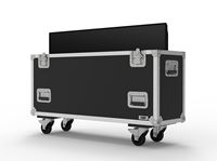 Flight-case personnalisé antichoc avec mousse EVA dure Flight-case Plasma TV en aluminium contreplaqué massif pour le transport Flight-case
