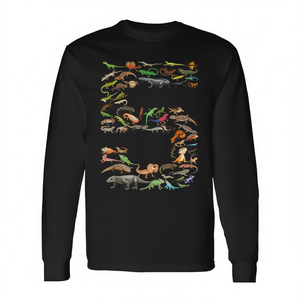 Camiseta de manga larga con figuras de lagartos y reptiles para niños, regalo de cumpleaños, 5 años, 5 años de edad - Product Image 2
