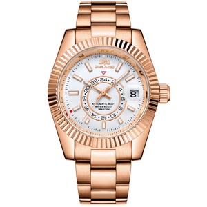 Montre mécanique automatique de haute qualité de marque OEM ODM, 40 mm, anneau en céramique noire, verre saphir, acier 316L personnalisé, montre pour homme - Product Image 3