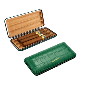 Humidor de voyage portable Guevara Modern Luxury Frosted à 3 doigts, en bois de cèdre espagnol, boîte de rangement pour cigares, étui cadeau avec logo personnalisé - Product Image 2