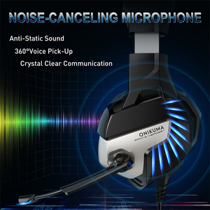 <span class=keywords><strong>ONIKUMA</strong></span>-auriculares <span class=keywords><strong>K5</strong></span> PRO para videojuegos, cascos con puerto Jack LED 3,5 de 7,1mm, adecuados para Playstation - Product Image 2