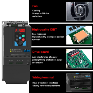Eacon VFD loạt thông minh 4.0KW 380V 3 giai đoạn AC ổ đĩa VFD Inverter cho động cơ - Product Image 5