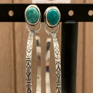Orecchini a Cerchio Boho con Accenti Colorati, Design in Stile Vintage, Accessori di Moda per Donne - Product Image 2
