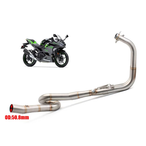 Sistema de Escape Deslizable para <span class=keywords><strong>Kawasaki</strong></span> Z400 <span class=keywords><strong>Ninja</strong></span> 400 2017-2022, Tubo de Conexión Intermedio para Motocicleta - Product Image 6