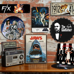 Affiches de films, plaques de cinéma, panneaux métalliques vintage, impression UV, 20x30cm, décoration de café, bar, cinéma, peinture rétro, autocollant mural - Product Image 6