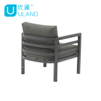 Uland Ensemble canapé-salon d'extérieur sectionnel moderne en aluminium imperméable Mobilier d'extérieur Canapés de jardin pour hôtel et villa