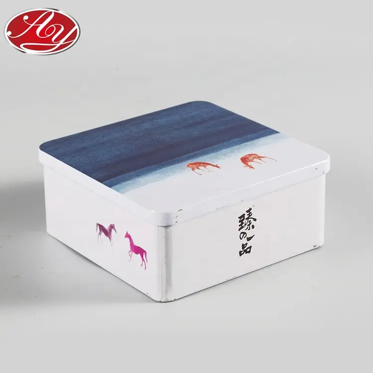 Square Tea Tin Can  Wholesale Tea Tins  Metal Tea Tin Box