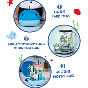 Réconfortant bébé sensoriel jouets de dentition bébé anneau de dentition sans BPA Silicone main saisir <span class=keywords><strong>hochet</strong></span> anneau hochets pour bébé - Product Image 4