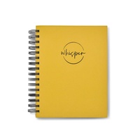 Carnet à spirales en tissu PP PVC avec services d'impression pour l'organisation personnelle
