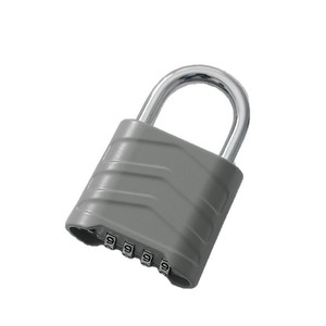 Combination Pad Lock Four Digit Bottom Opening Aluminum Alloy Rectangular Body For Lockers Gym Cabinet Door Security - Product Image 3