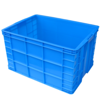 Caisse en plastique réutilisable NEXARA en HDPE PP durable avec couvercle pour usage industriel