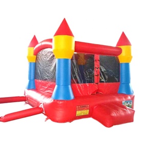 Château plein d'entrain gonflable de partie de maison de videur de saut commercial fait sur commande de PVC pour bébé avec le ventilateur et les kits de réparation - Product Image 5